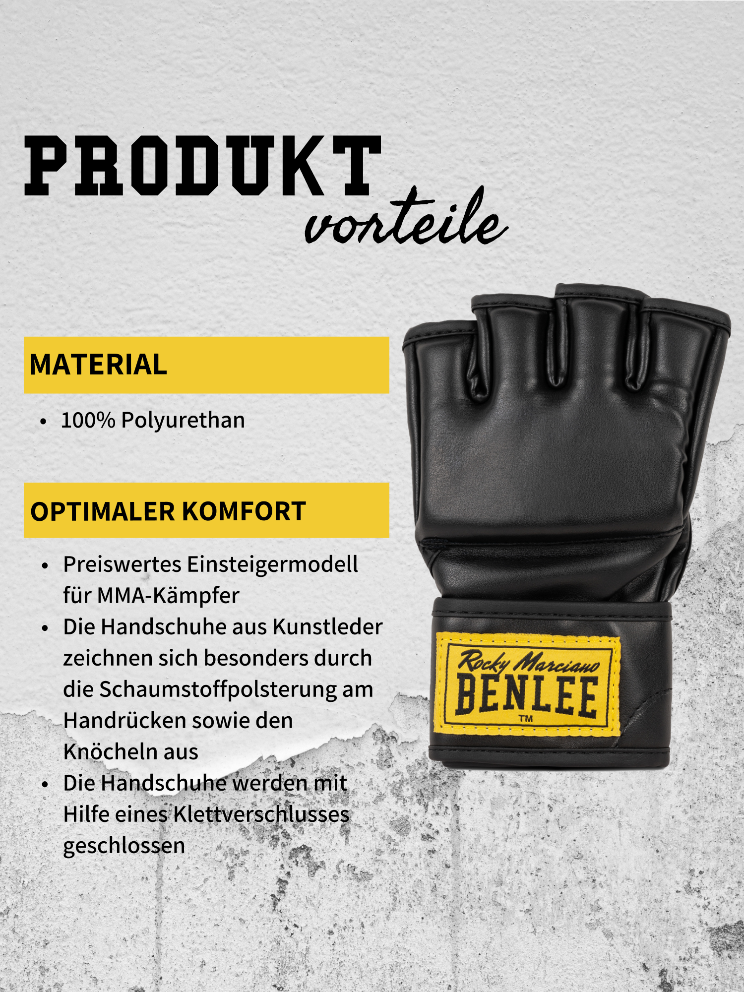 BRONX – Synthetic Leather MMA Training Gloves